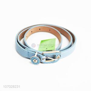 Best selling candy-colored ladies pu material belt