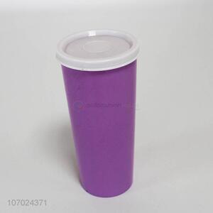 Good sale eco-friendly reusable plastic water cup with lid