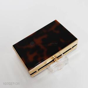 China OEM deluxe acrylic material ladies clutch evening bag for party