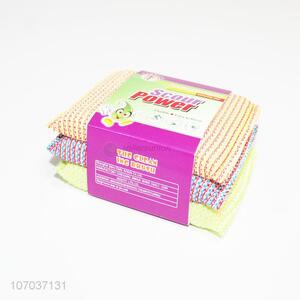 Good Quality 3 Pieces Scouring Pad Cleaning Sponge