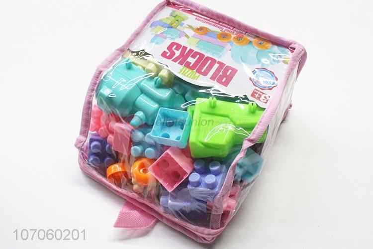 Popular Plastic Puzzle Building Blocks With Backpack