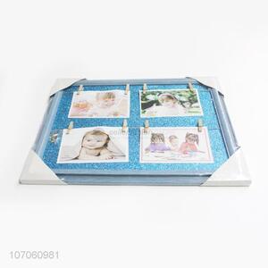 New Style Blue Glitter Photo Frame Decorative Picture Frame
