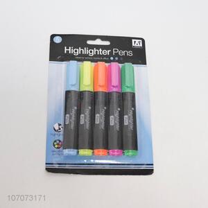 Good Quality 5 Pieces Multipurpose Highlighter Pen Set