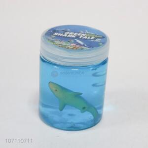 China manufacturer non-toxic diy shark crystal slime toy for kids