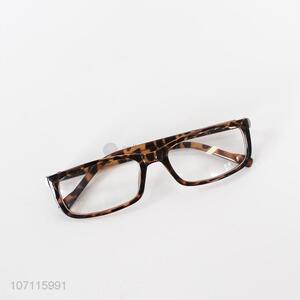 Best sale men women leopard printed plastic glasses fashion eyeglasses