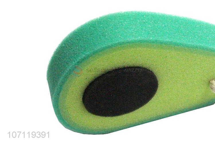 Unique design avocado shape children bath sponge exfoliating sponge