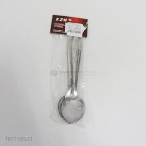 Wholesale price 6pcs household metal dessert spoon