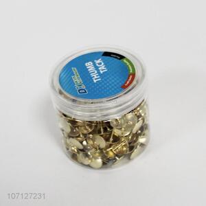Wholesale superior quality gold iron push pins metal thumb tack for office use