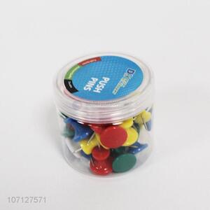 Good quality cheap office stationery colorful large push pins