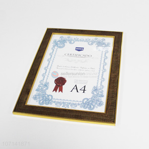 High Quality A4 Certificate Holder Best Picture Frame