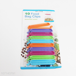 Wholesale cheap multicolor food bag sealing clips for tea and coffee