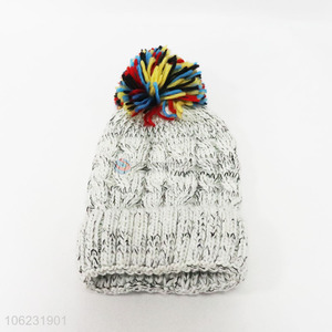 New Arrival Women Winter Fashion Jacquard Knitted Hat