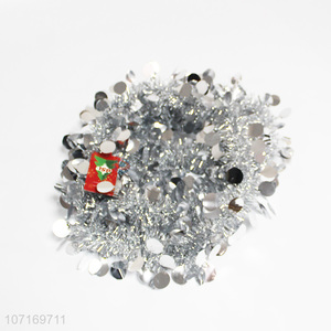 Wholesale Price Silver Christmas Tinsel Festival Decoration