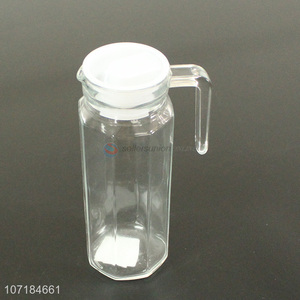 Custom heat resistant clear glass cold water jug cold water pitcher pot