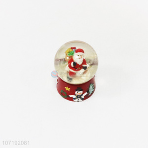 Attractive design 65# glass resin Christmas snow ball promotional gifts
