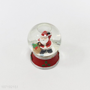Best selling 80# glass resin Christmas snow ball promotional gifts