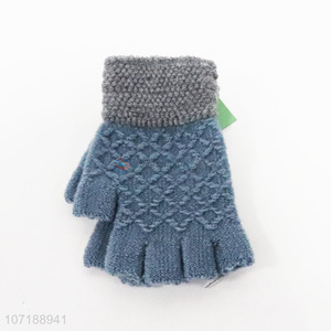 Fashion Knitted Half-Finger Gloves Warm Gloves