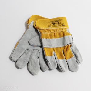 High quality genuine leather safety labor gloves protective gloves