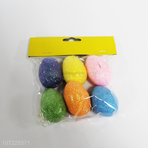 Reasonable price Easter hanging decoration colorful glitter Easter eggs