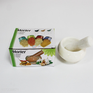 Wholesale kitchen gadgets natural stone mortar and pestle for garlic
