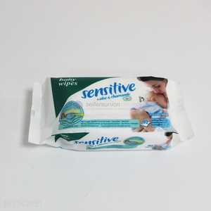 Hot selling professional 90pcs baby wet wipes with aloe & chamomile