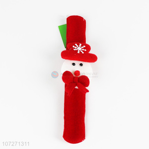 Good quality Christmas gifts kids snowman slap bracelet