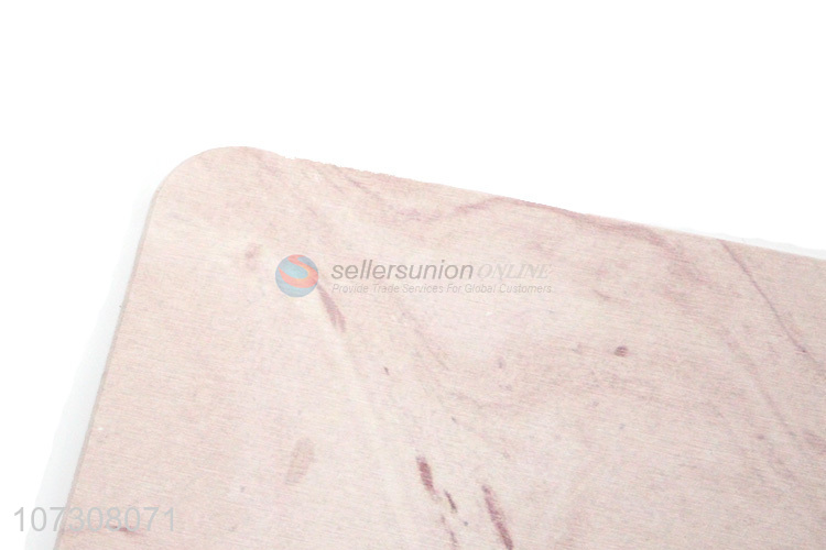 Premium Quality Marble Surface Design Dry Quickly Non-Slip Bathroom Diatomite Foot Mat