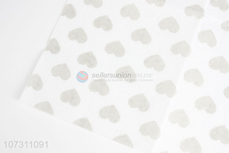 Wholesale Heart Pattern 10% Viscose Cleaning Cloth