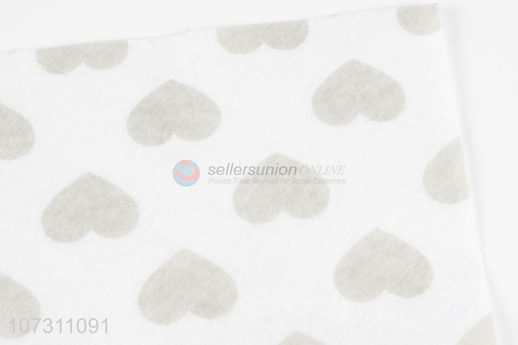 Wholesale Heart Pattern 10% Viscose Cleaning Cloth