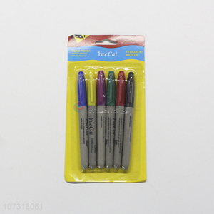 Wholesale price 6 colors permanent marker art markers for drawing
