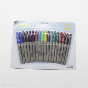 New style 10 colors permanent marker plastic markers for painting