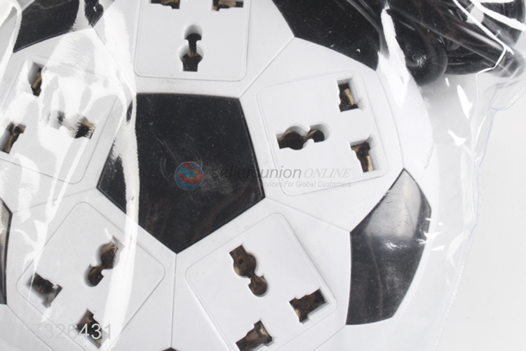 Excellent quality creative football style 3 pin electrical socket power socket