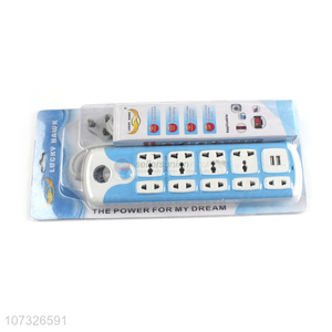Best selling 2 pin 3 pin electrical switch socket power strip with 1 usb port