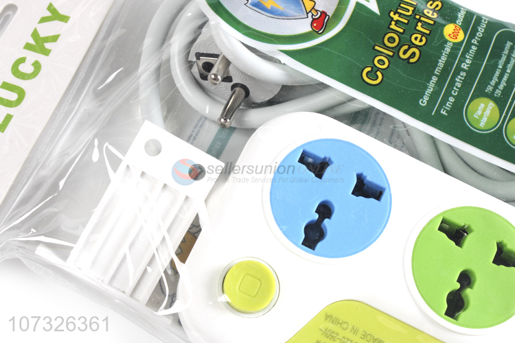 Best sale 3 pin extension cables socket with switch & 3 usb ports
