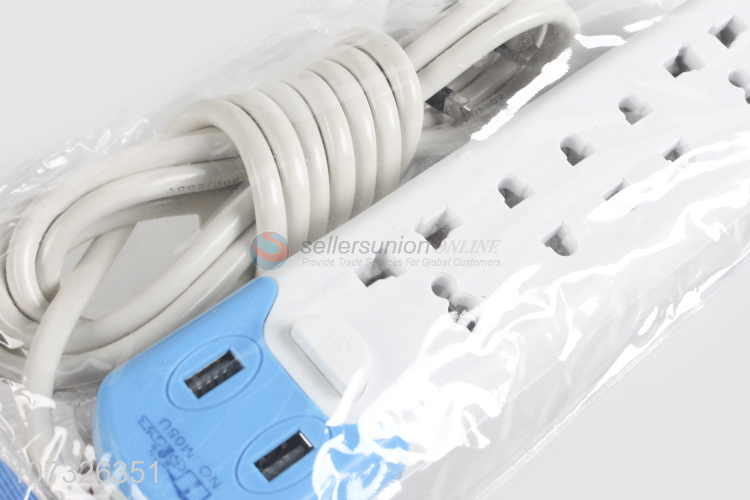 Bottom price 2 pin 3 pin electrical switch socket with 2 usb ports
