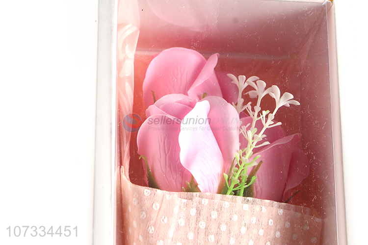 Premium quality decorative artificial flowers fragrant soap roses