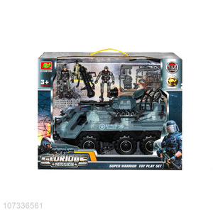 Top Quality Police Armoured Car Military Toy Play Set