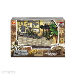 New Design Military Sandbag Soldier Set Toy Military Toy Set