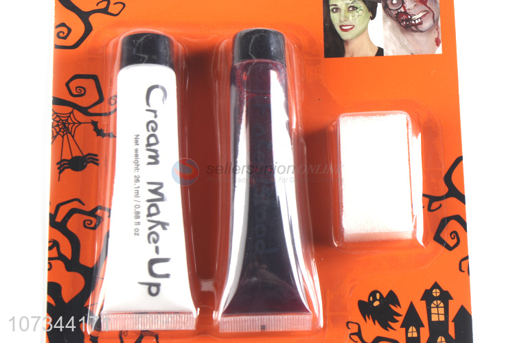 Factory Wholesale Halloween Make Up Kit Non-Toxic Washable Face Paint