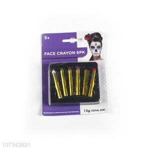 Wholesale Non-Toxic Crayon Painting Set Halloween Makeup Props
