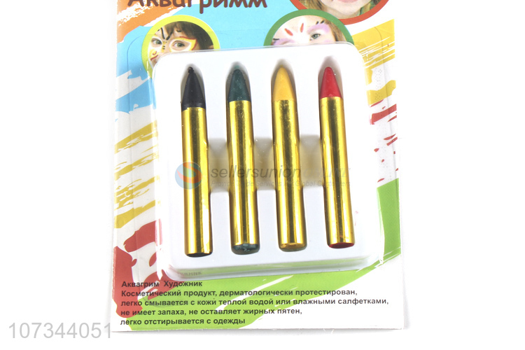 Cheap Price 6 Colors Crayons Set Skin Safe Halloween Supplies Body Face Paint Pens Sticks