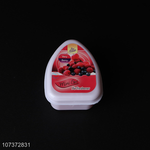 Factory wholesale mini gel very berry fragrance car air freshener