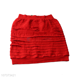Hot sale fashionable plain sexy pencil skirt with elasticated waist
