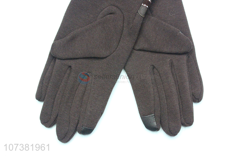Wholesale Fashion Winter Mirco Velvet Gloves Women Gloves