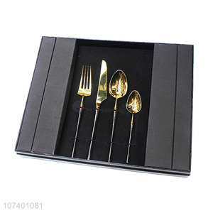 Hot sale new arrival stainless steel flatware set for wedding party decoration