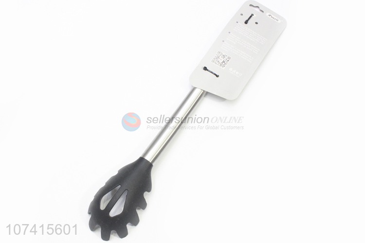 New Design Stainless Steel Handle Silicone Spaghetti Spatula Cooking Utensils