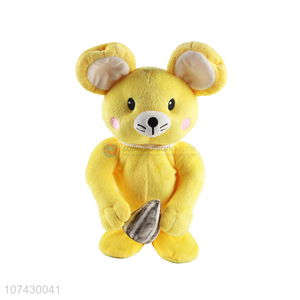 High Quality Soft Animal Mouse Plush Stuffed Toy With Battery