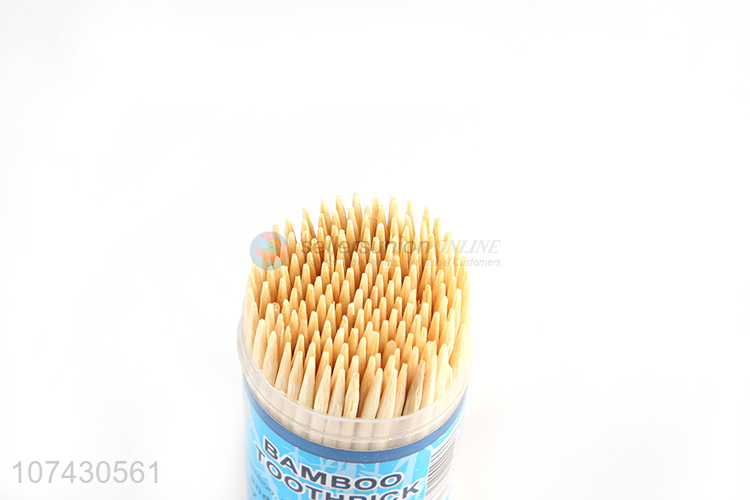 Good Quality Family Use 165Pcs Disposable Natural Bamboo Toothpicks