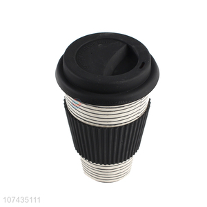 Popular Coffee Cup Water Cup With Silicone Cup Set