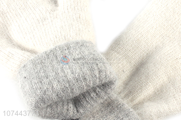 Popular Ladies Winter Warm Gloves Soft Gloves